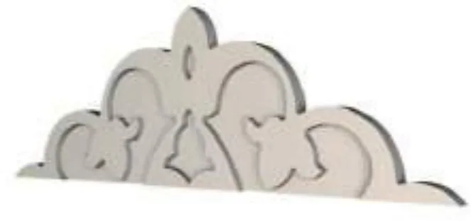 Decoro soprafinestra ILP-129