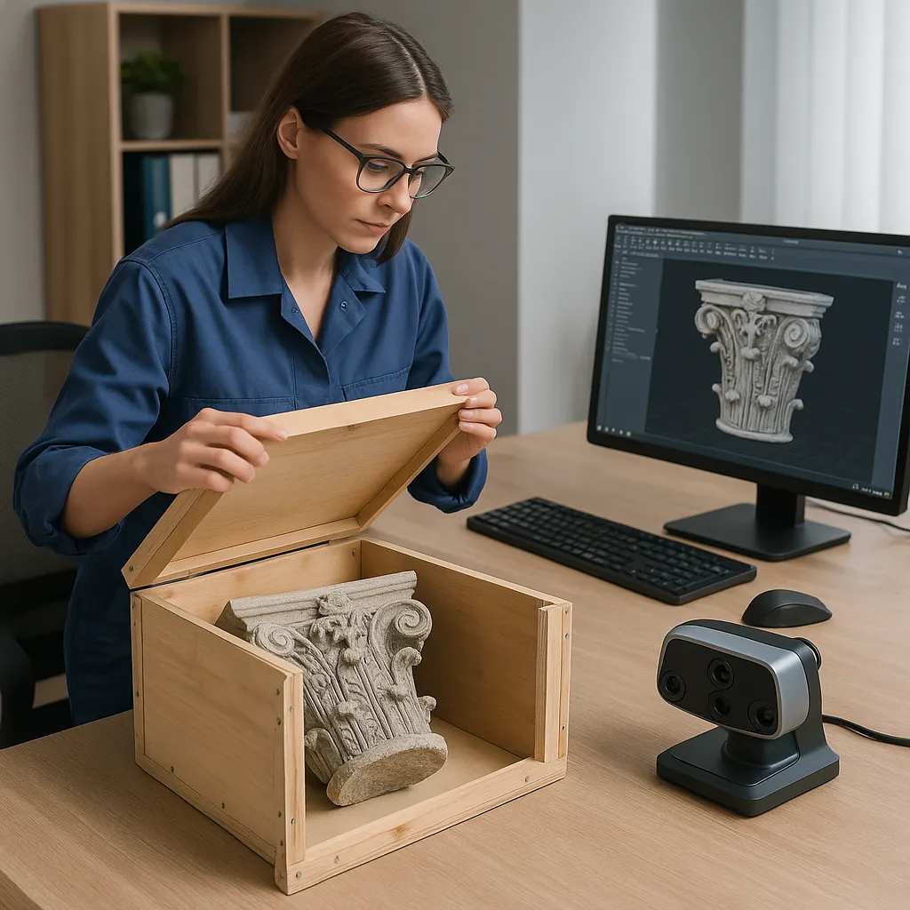 Modello 3D ricostruito pronto per la produzione